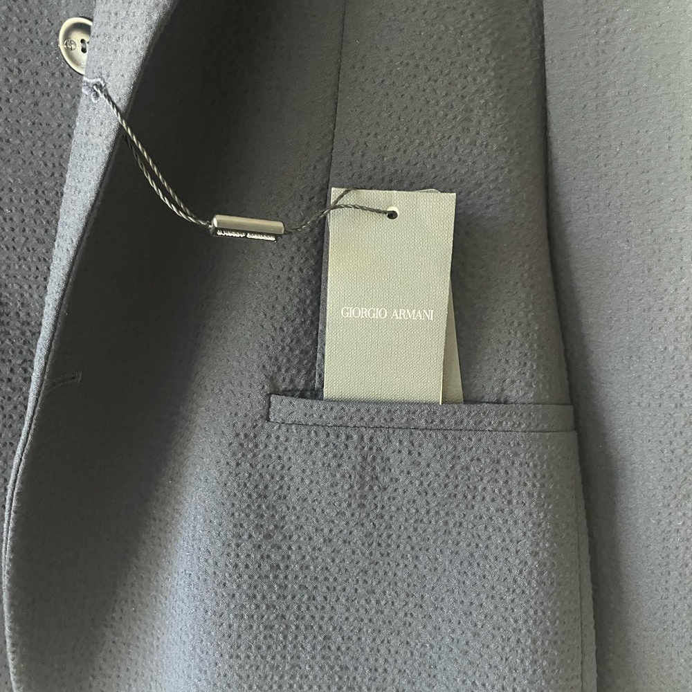 SOLD Giorgio Armani suit jacket. BNWT. Black. Men’s 50R.